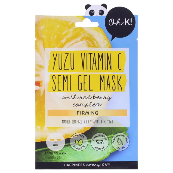 Mascarilla Facial Semi Gel Yuzu Vitamina C 25 Ml