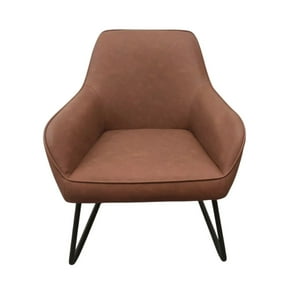 Klik Muebles - Butaca Albania De Cuero Sintético Con Metal Industrial