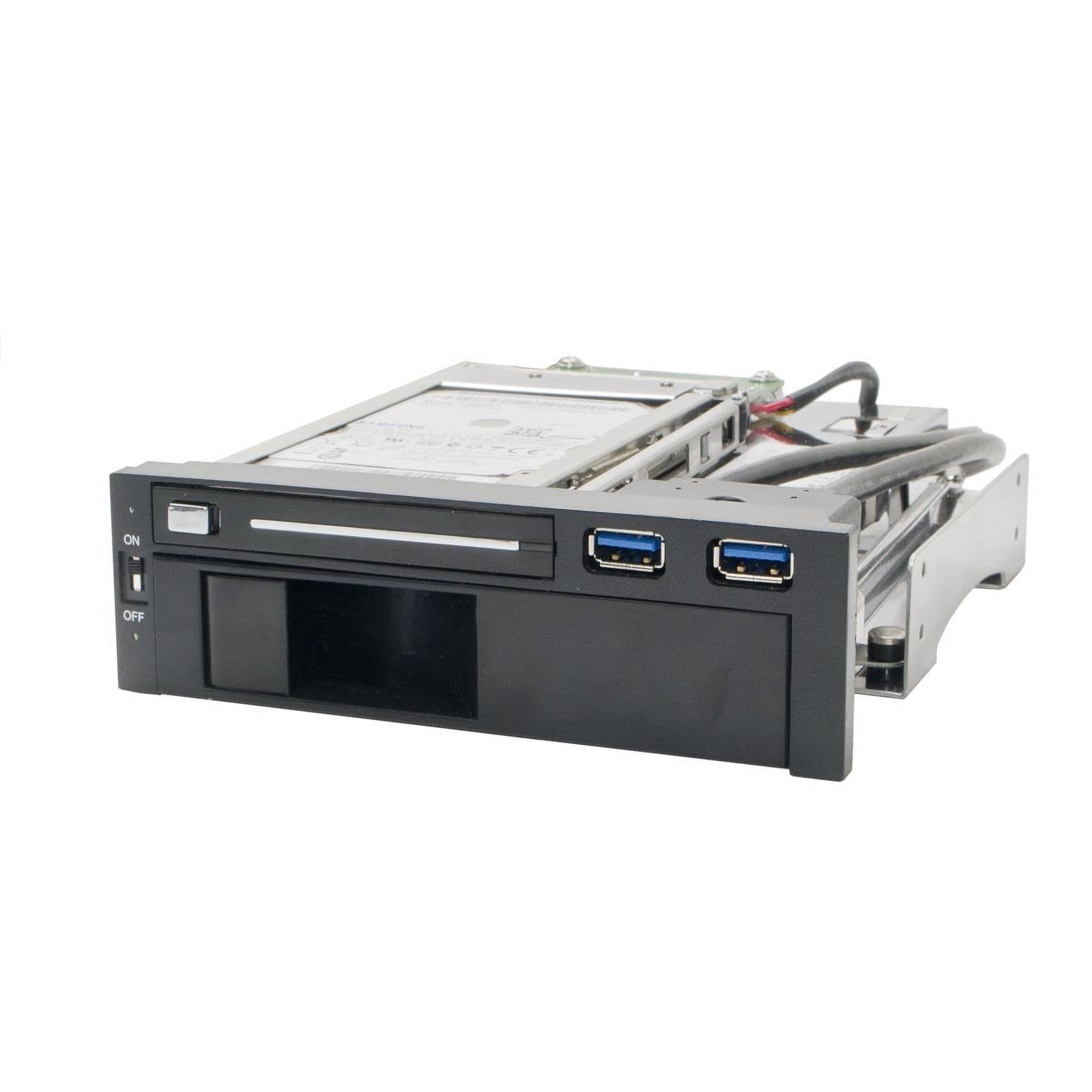 Rack Móvil Syba Sy-mra55006 Para Discos Duros Sata Iii De 3,5 Y 2,5 Pulgadas