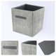 thumbnail image 2 of Cubo de Almacenamiento REGALWOVEN, 3 Piezas de Contenedor de Tela con Asa para Estantes y Armarios, Cesta de Almacenamiento Plegable para Organizar Ropa y Libros Gris 11*11*11in, 2 of 6
