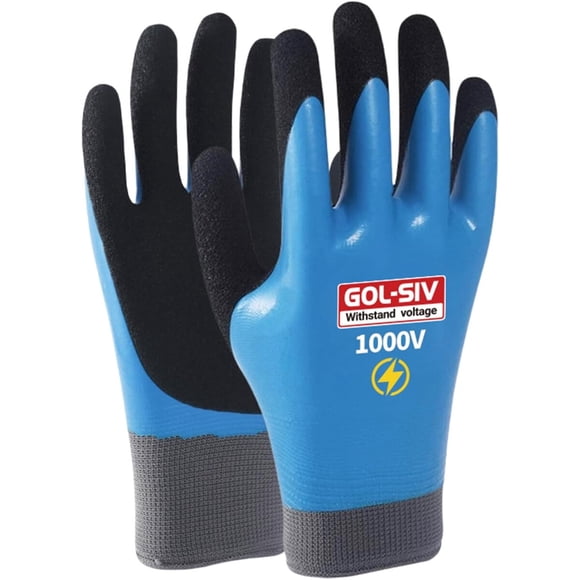 Guantes Electricista GOLSIV 1000V ASTM D120 Talla Grande