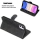 thumbnail image 3 of Funda con Cremallera para iPhone 12, Carcasa Cartera de Cuero PU con Soporte y Tarjetero, 3 of 6