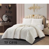 Aladdins Shop - Cobertor De Verano Plaza Y Media Plumon Polialgodón Hojas Blanco