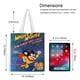 thumbnail image 5 of Mighty Mouse: The New Adventures Bolso de tela con estampado de lienzo para mujer, bolsa de compras reutilizable y estética, con cremallera interior, regalo para mujer,40*40cm., 5 of 6