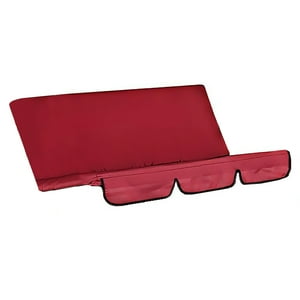 Genérico - Cubierta De Asiento De Columpio De Jardín Cojín De Patio Protección Fundas De Banco Rojo