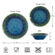 thumbnail image 2 of Juego de vajilla Topmela de 12 piezas de melamina azul verdoso, 2 of 9
