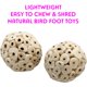 thumbnail image 3 of Pelotas Sola Bird Toys de Foot Toys Mandarin Bird Toys para pájaros, 3 of 9