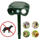 thumbnail image 1 of Repelente ultrasónico de animales, repelente solar de animales, impermeable, automático, con energía solar, flash y batería para perros, gatos, ardillas y ratas., 1 of 8