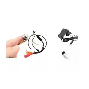 Sam Print - Mini Cámara Dvr Cctv Fpv Con Forma De Tornillo,Conector Rca