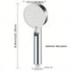 thumbnail image 3 of High Pressure Shower Head 5 Mode Adjustable Shower Multifunction Large Water Spray Nozzle Massage Shower Bathroom Accessories, 3 of 4
