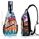 thumbnail image 2 of Tiburón Perro Riñonera Bandolera con Estampado Integral para Hombres y Mujeres, Bolso Cruzado Gráfico de Tendencia, Mochila de Hombro Streetwear para Ciclismo y Deportes, Riñonera Versátil Casual, 2 of 6