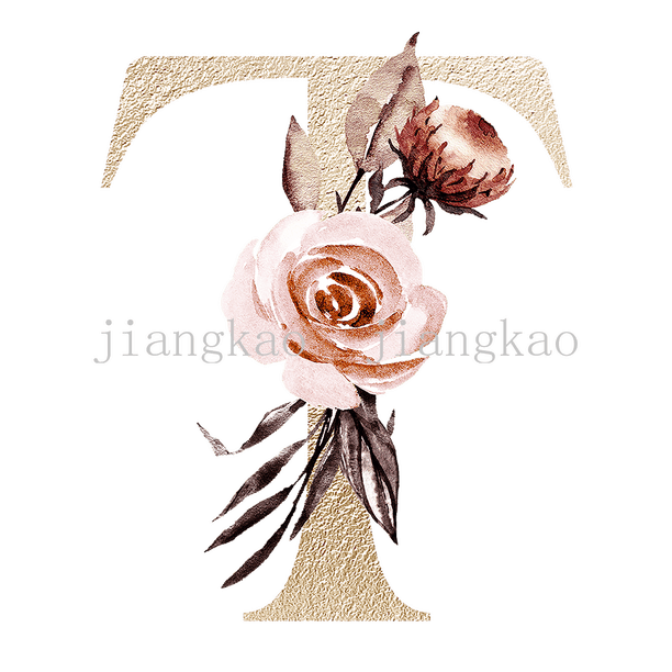 Personalised Name Initial Backpack with Pink Gold Letter Design Girls Kid Nursery Child Pre School Rucksack School Bag Backpack