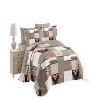 Genérico - Cubrecama Quilt De Verano King Multicolor 04