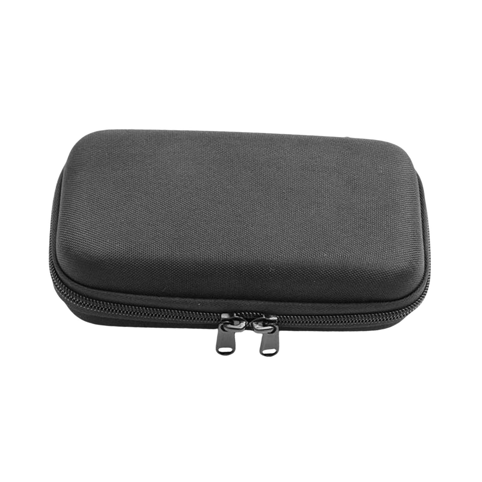 Magideal - Caja Para Banco De Energía, Bolsa De Almacenamiento De Cables, Bolsa Portátil A Prueba De Golpes, Caja De Almacenamiento Electrónico, Bolsa Organizado Negro Pequeño