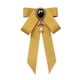 thumbnail image 4 of Pajarita Cinta Broche Bowknot Pajarita Regalo Collar Pin Para Camisa Uniforme Traje Amarillo, 4 of 5