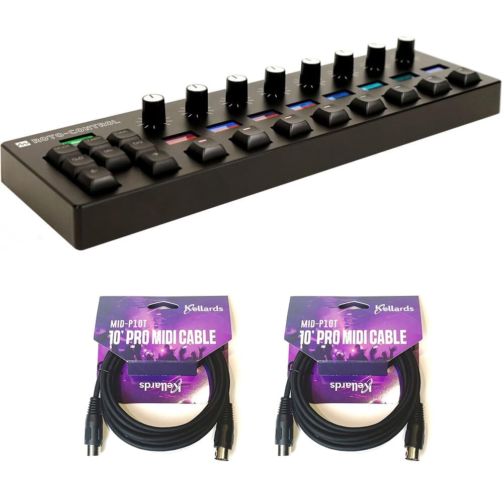 Kellards Melbourne Roto-control Controlador Midi Motorizado Bundle