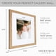 thumbnail image 3 of Set de 9 Marcos para Pared de Galería Sheffield Home en Madera Natural Clara, 3 of 6