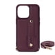 thumbnail image 1 of Faux Leather Phone Case For IPhone 15/14/13/12/11/ Pro Max XS Max XR 15/14/7/8 Plus SE With Holder Wrist Long Lanyard Wallet Card Bag Crossbody Shockproof Protective Cover, 1 of 3
