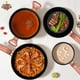 thumbnail image 4 of Bateria Cocina Antiadherente Aluminio Ceramica 10 Piezas Wok Oro Rosa, 4 of 9
