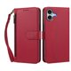 thumbnail image 3 of Funda con Billetera para [iPhone 16 Plus] con Bolsillo Zipper y Tarjetero Rojo, 3 of 6