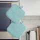thumbnail image 5 of Agarraderas de cocina KitchenAid Gourmet Series Gridlines, paquete de 2, aqua, 5 of 7