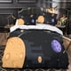 thumbnail image 3 of Juego de funda nórdica con estampado 3D de dibujos animados, fundas de cama con cremallera, juego de 3 piezas, suave y fácil de cuidar para jóvenes, niños y adultos., 3 of 3