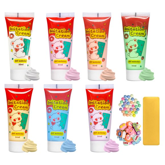 Kit Deco Cream TBTFW 50 ml – 7 colores de pegamento simulador