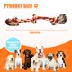 thumbnail image 2 of Juego de 2 juguetes con forma de cuerda para masticar para perros medianos y pequeños, 2 of 7