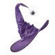 thumbnail image 2 of Sombrero de Bruja LKQBBSZ Morado con Detalle Fruncido y Araña de Halloween, 2 of 3