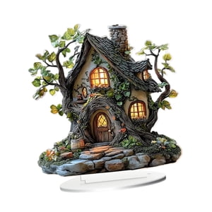 Bothyi - Adorno De Casa En Forma De Árbol, Letrero Plano 2D Decorativo Para Estante, Mueble De Tv, Sala De Estar