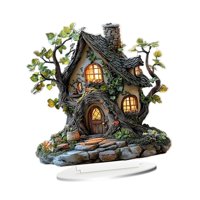 Bothyi - Adorno De Casa En Forma De Árbol, Letrero Plano 2D Decorativo Para Estante, Mueble De Tv, Sala De Estar