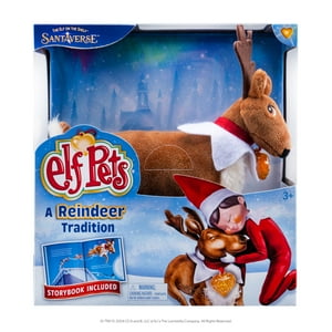 The Elf On The Shelf - Elfo De Juguete Elf On The Shelf Mascotas Reno Con Libro De Cuentos Y Amuleto