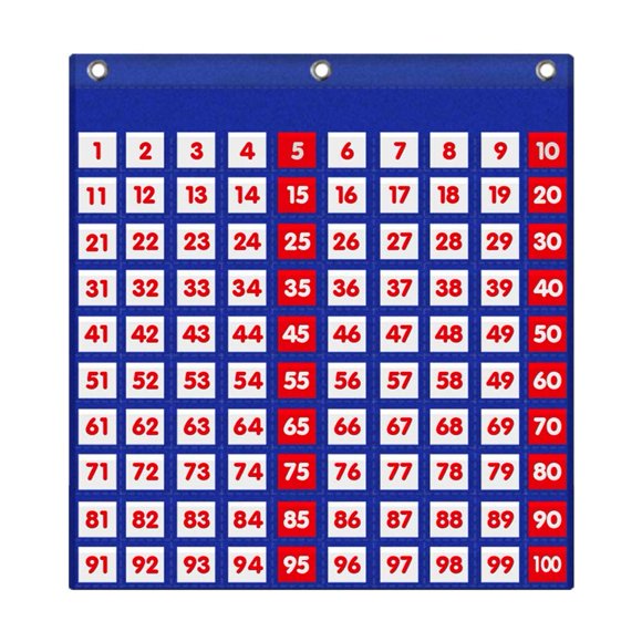 Cartel de bolsillos EAMAY 100 bolsillos + 130 tarjetas numéricas