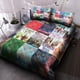 thumbnail image 1 of Danielle Steel Books Quilt Duvet Cover Set Pillowcase Double Bedspread3-Piece Bedding Set, 1 of 5