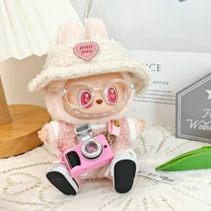 Genérico - Set De Ropa Para Muñecas Labubu De 17 Cm Con Sombrero, Cámara, Gafas Y Zapatos