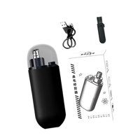 Magideal - Nariz Trimmer Nariz Cabello De Cabello Tamaño De Viaje Personal Fácil De Limpiar El Portátil Recargable Para El Cabello De La Nariz Removedor Negro