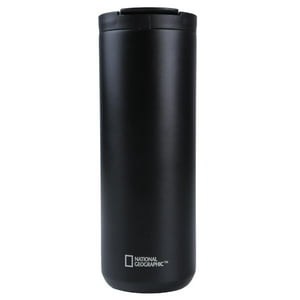 National Geographic - Mug Acero Inoxidable Tapa Flip Antideslizante 500Ml Negro