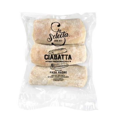 Pan Precocido Ciabatta Atm 480 G La Selecta