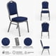 thumbnail image 4 of Pack 4 Silla Tapizada Eventos Fiestas Conferencias Comedor - Azul Marino, 4 of 4