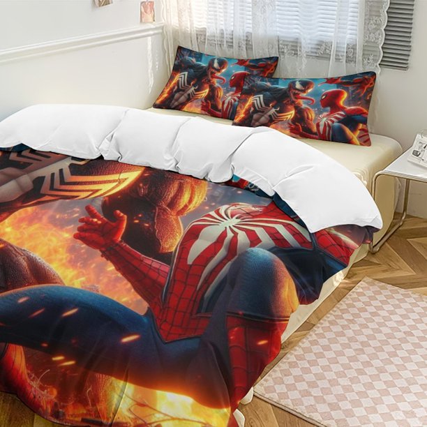 Venom Bedding Comforter Sets 3-Piece Bedding Set Soft Warm Bed Set for Bedroom All Season