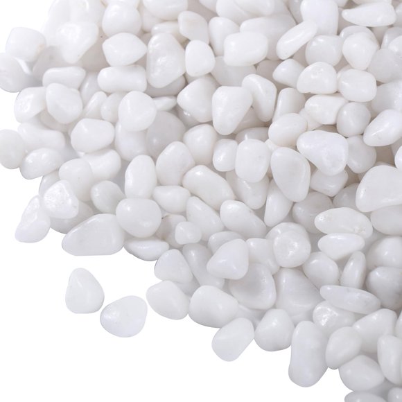 Rocas Calofulston 6,8 kg blancas, guijarros de 1 cm