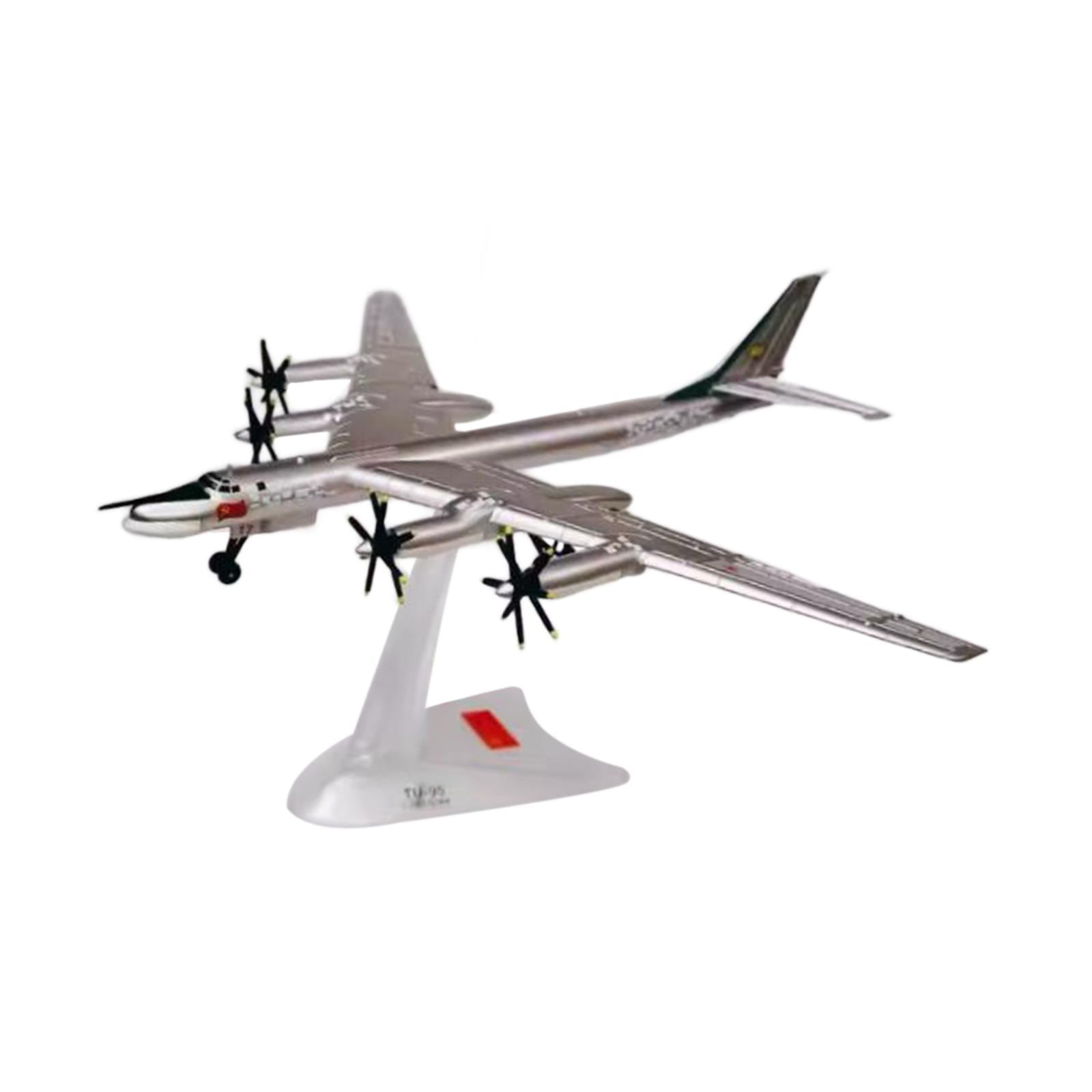 Bothyi - 1:200 Modelo De Avión Bombardero De Largo Alcance Tu-95 Modelo De Avión Profesional Resistente Modelo De Avión De La Unión Soviética