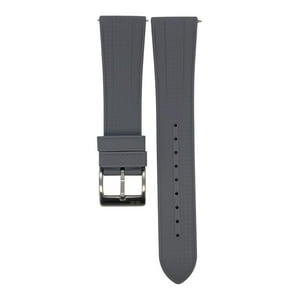 Correa Reloj Caucho Fkm R24 Fj13 Variedad Colores Y Medidas Gris 18