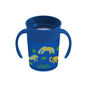 Dr. Brown'S - Vaso 360° Con Asas 200Ml 6M+ Azul