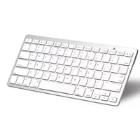 Importclick - Teclado Inalámbrico Bluetooth Plateado