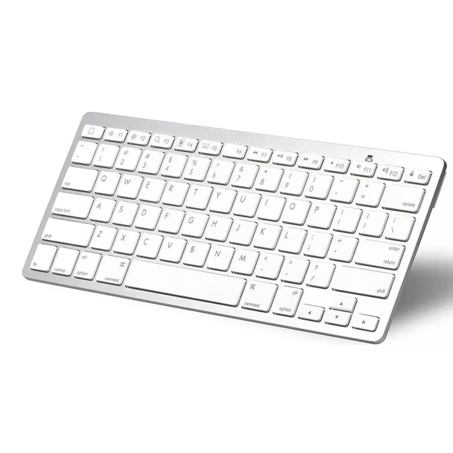 Importclick - Teclado Inalámbrico Bluetooth Plateado