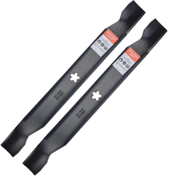 Cuchillas para cortacésped Grasscool 138971, plataforma de 42" con orificio central de estrella de 5 puntas