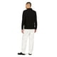 thumbnail image 3 of Polo Tommy Hilfiger de manga larga, corte regular, negro para hombre, 3 of 3