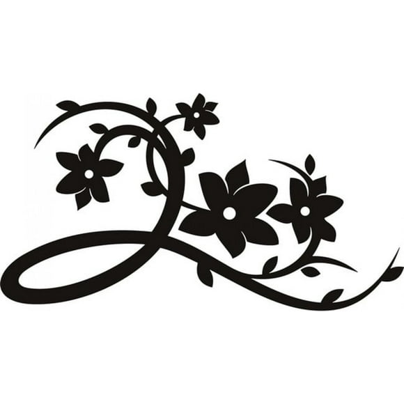 Decomural Vine Flower Floral Swirls WS-19100