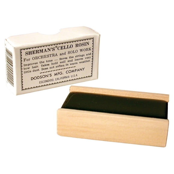 VP-01C de Bow Rosin Sherman para violonchelo, color oscuro